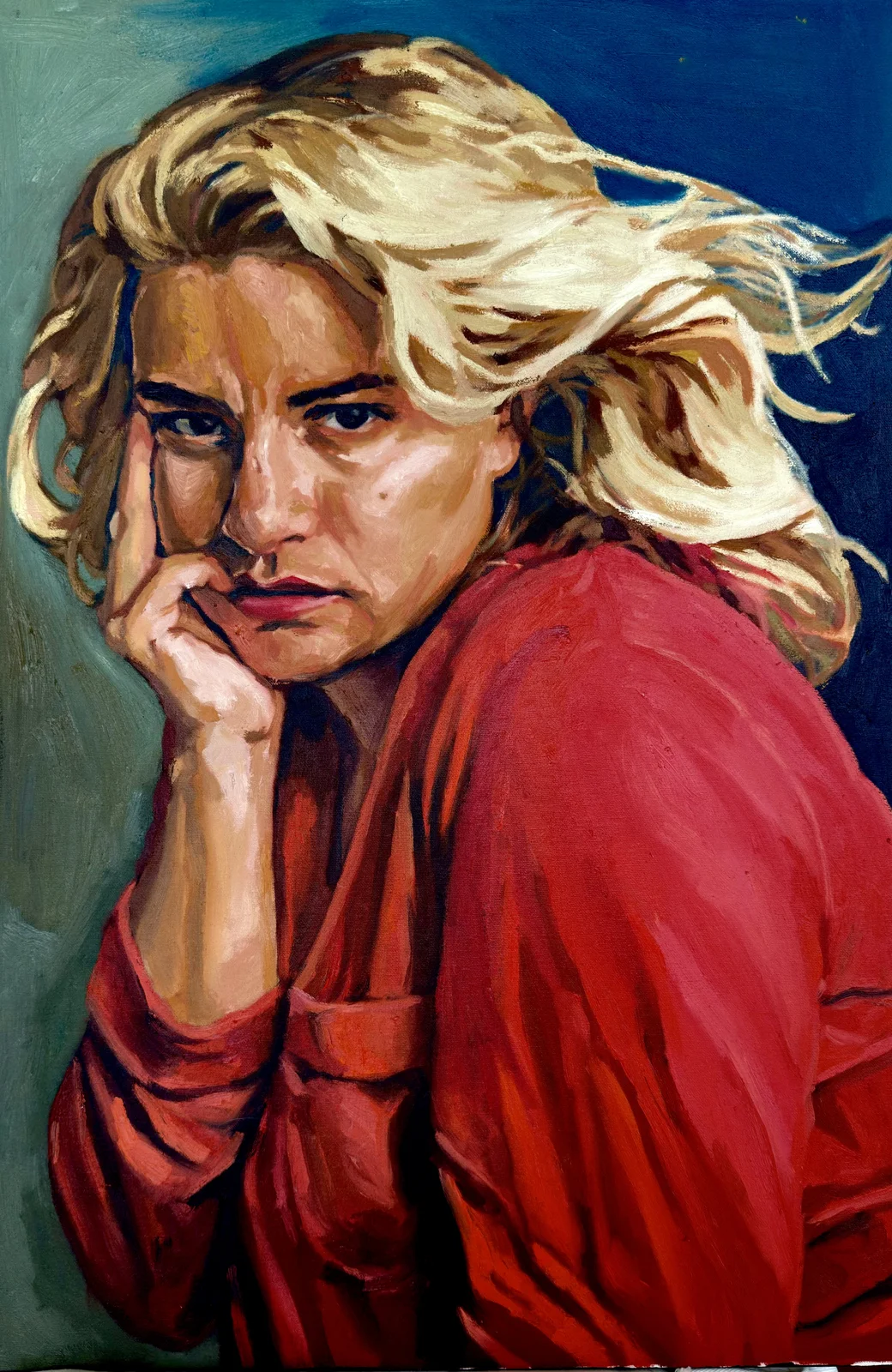 Autorretrato — Ana Masias, 2026, óleo sobre lienzo